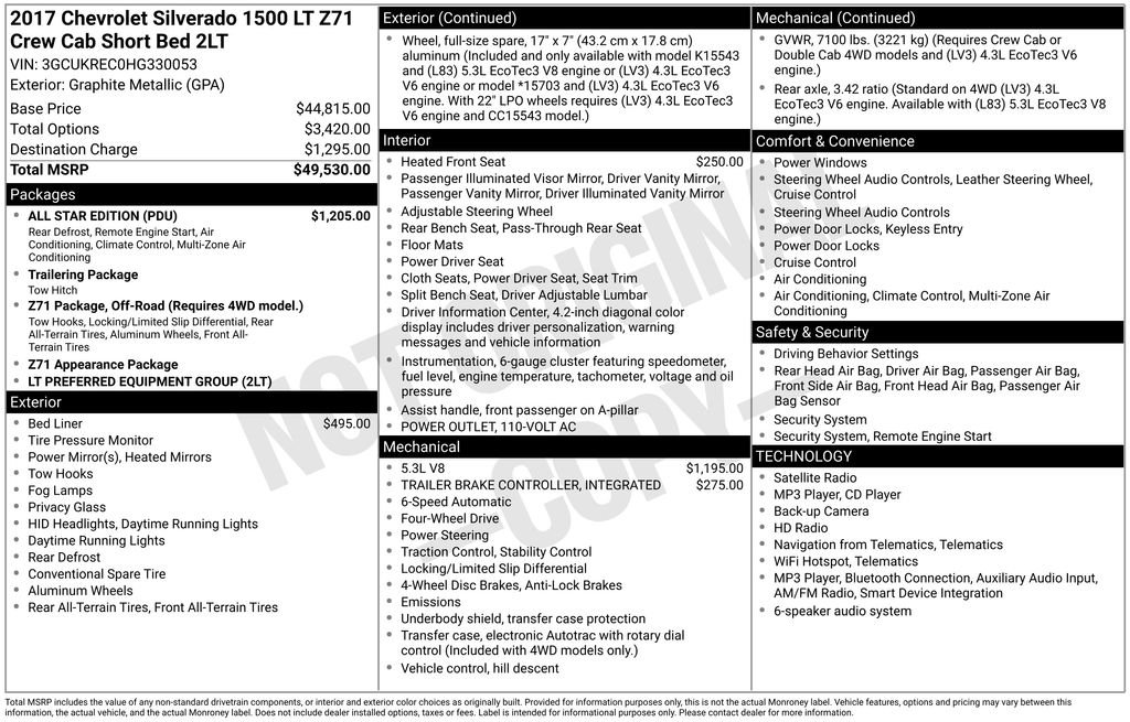 chevrolet silverado 1500 2017 3GCUKREC0HG330053 image chevrolet silverado 1500 2017 3GCUKREC0HG330053 image